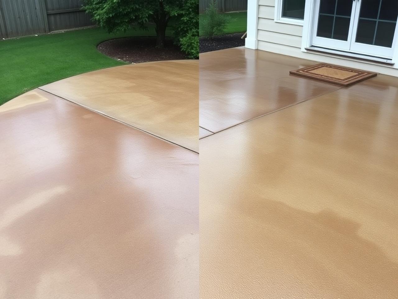 Before – Pressure washing